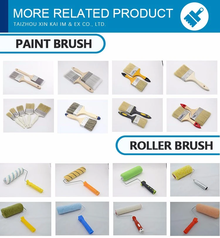 Short Wooden Handle for Wall Paint Brush