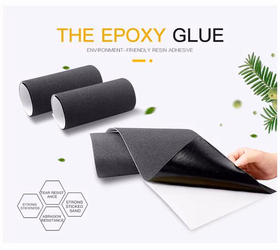 Le griptape personnalisé en usine pour planche à roulettes OEM empêche les glissades et les chutes