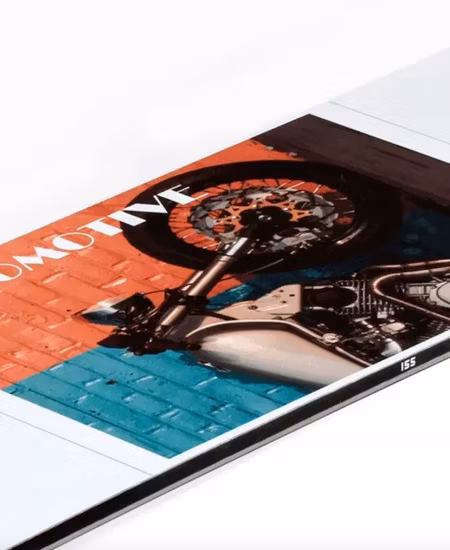 Conception personnalisée All Mountain, Freestyle, Carving Snowboard.