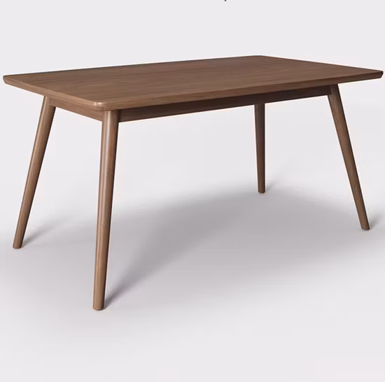 Table à manger Miniature en bois pour maison de poupée 1: 12, accessoires de décoration pour la maison