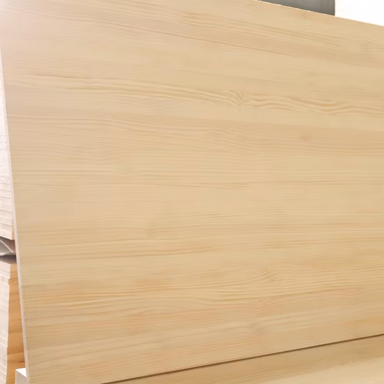 Panneau de joint de doigt d'usine, panneau collé à bord de pin pour l'artisanat de meubles